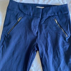 Loft Modern Skinny Ankle Navy Blue Dress Pants